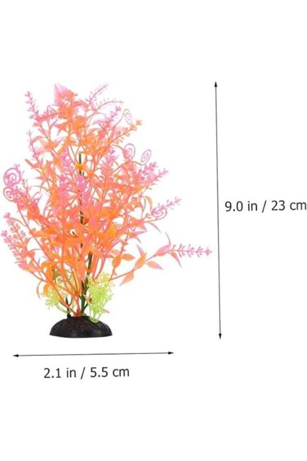 1Pcs Artificial Aquatic Plants for Fish Tank Realistic Fake Water Grass Decorations Safe for Fresh