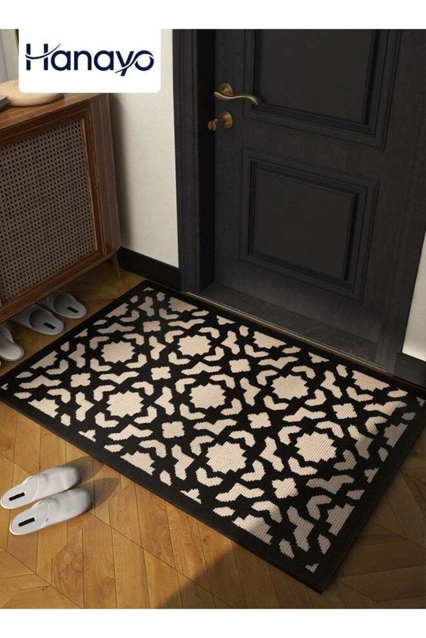 Door Mats Indoor Resist Dirt Entrance Mat Non-slip Low Profile Inside Floor Mat for Indoor Outdoor