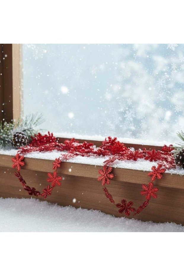 Christmas Flower Design String Decoration