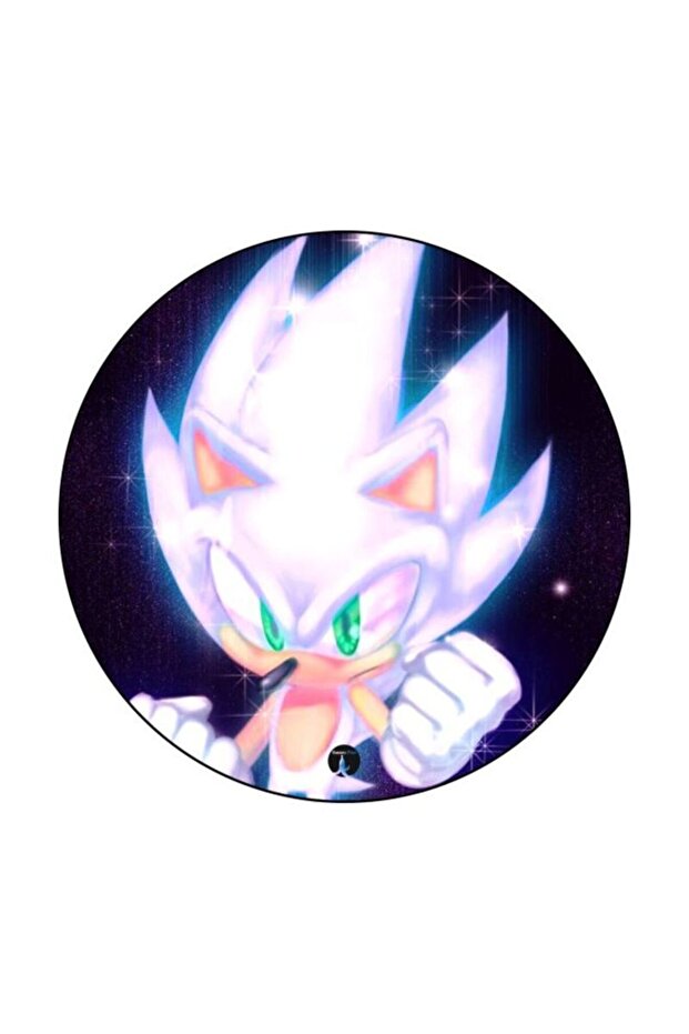 Sonic Printed Fridge Magnet White/Green/Blue