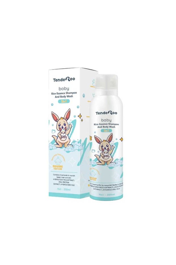 Baby Rice 2-in-1 Shampoo and Body Wash 200 ml