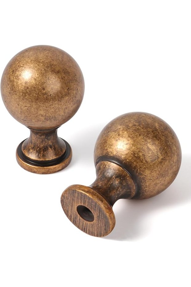 10 Pack 1 Inch Antique Brass Cabinet Knobs Kitchen Hardware Brass Drawer Knobs Kitchen Cabinet Hardw