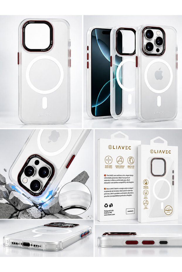 Прозрачен калъф за iPhone 16 Pro Max