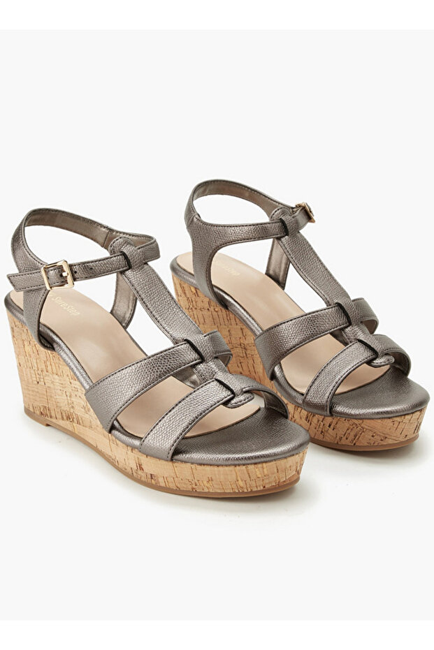 Women Textured Wedge Sandals