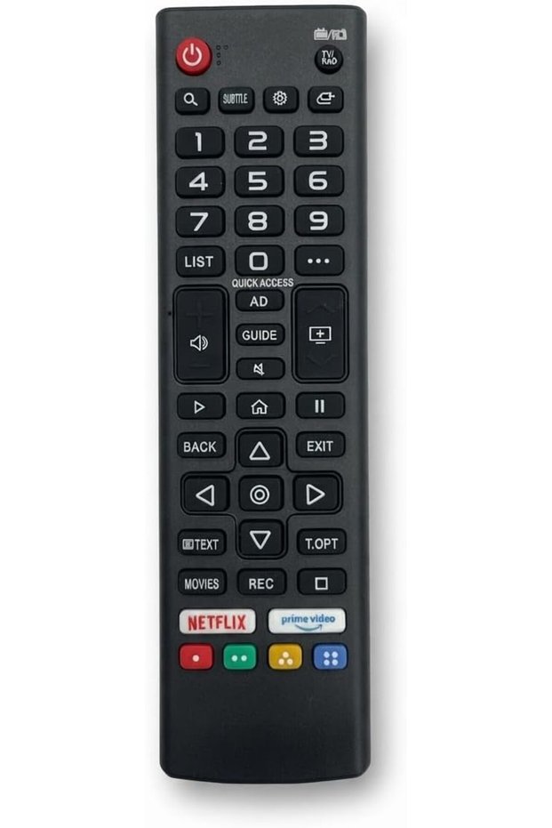 Replacement Remote Control for KMC Telezone Smart TVs
