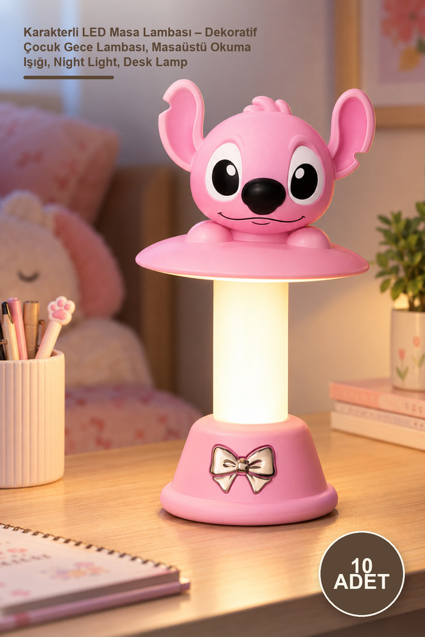 10 Character Led Table Lamps – Decorative Children's Night Light, Desktop Reading Light, Night Light, Desk Lamp