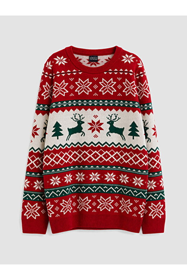 I New Year's Themed Boys' Knit Sweater from Freezen Store