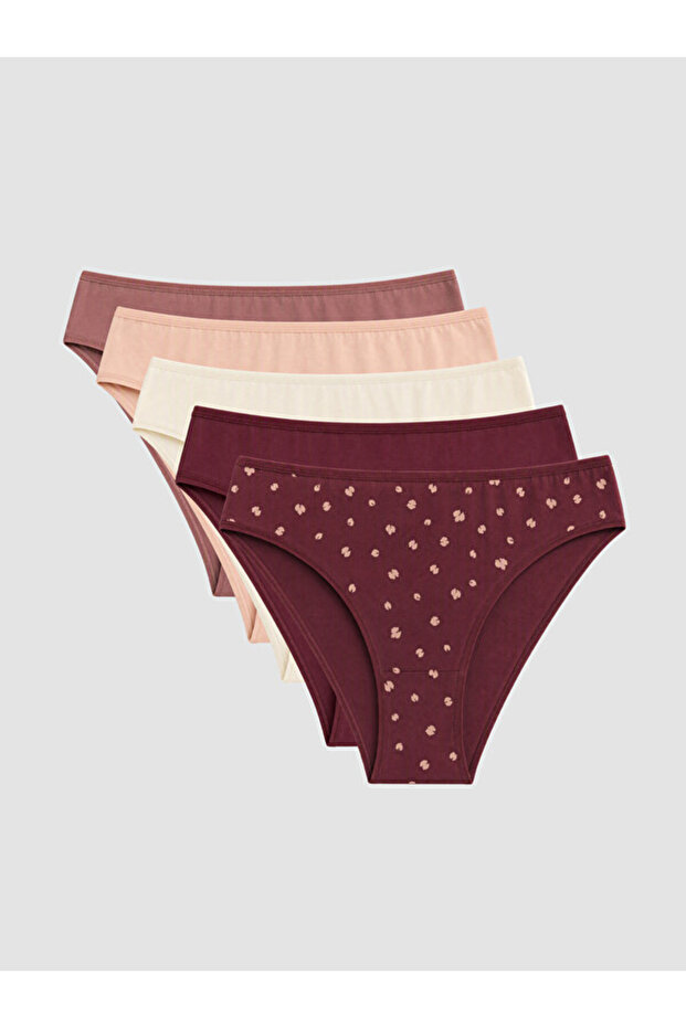 I Embroidered Brazilian Panties 5-Pack from Freezen Store