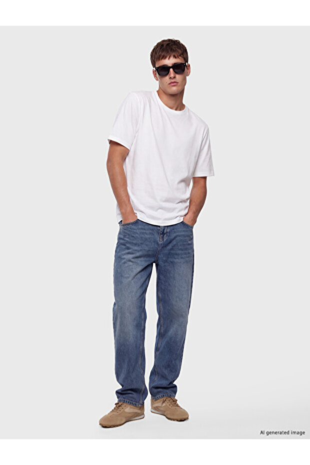 Esvab • Modern & Distinctive Baggy Fit Men's Jean Pants