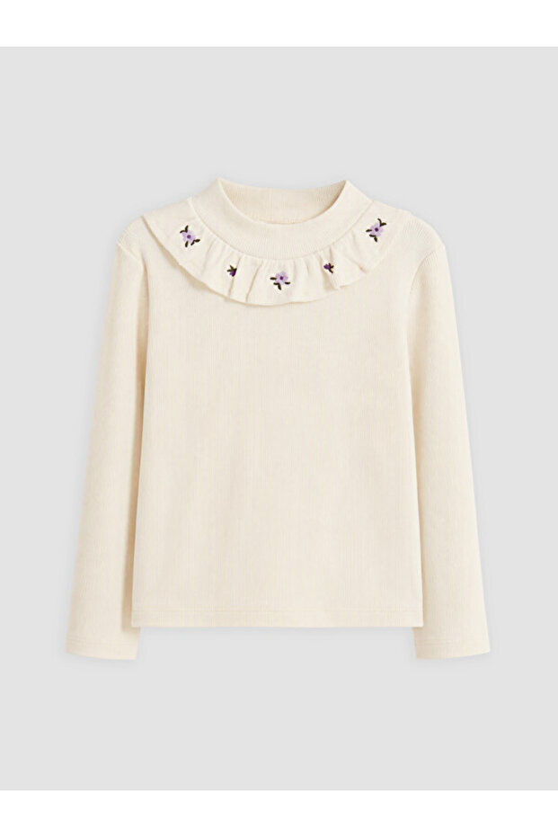 I Embroidered Ruffle Girl's T-Shirt from Freezen Store