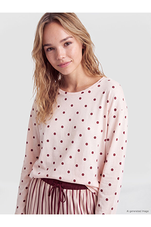 Zero Roba Collar Embroidered Women's Pajama Set for Style Enthusiasts from Uzg Store