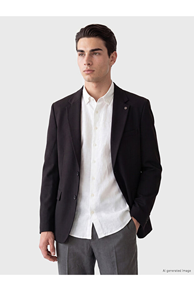 Rmz Gi̇yi̇m Farkiyla Standard Fit Men's Blazer Jacket