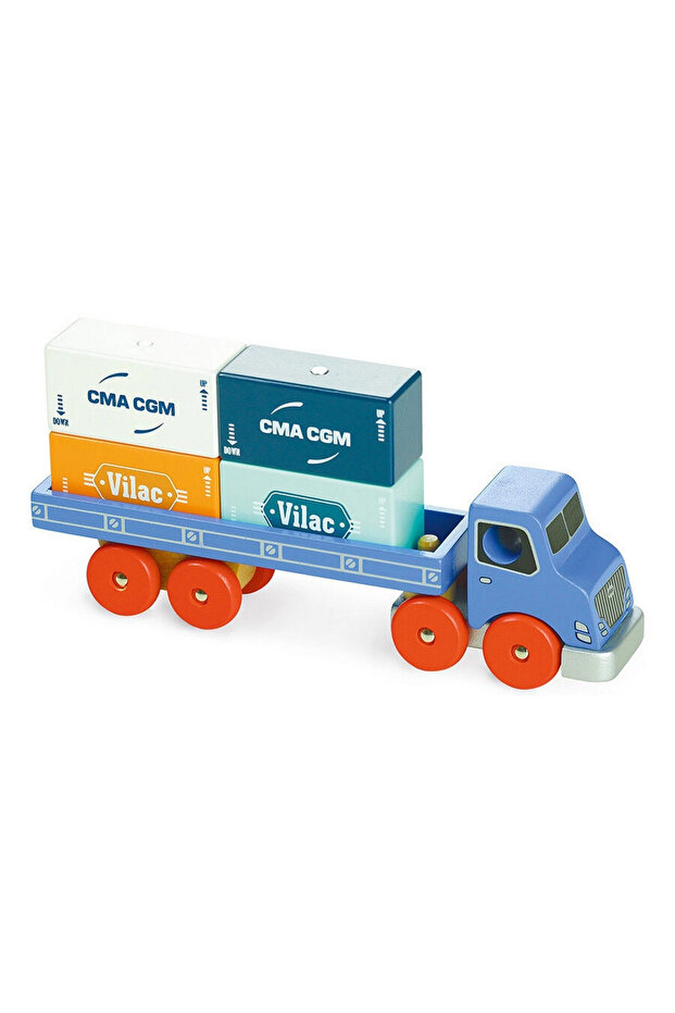 Wooden Container Truck