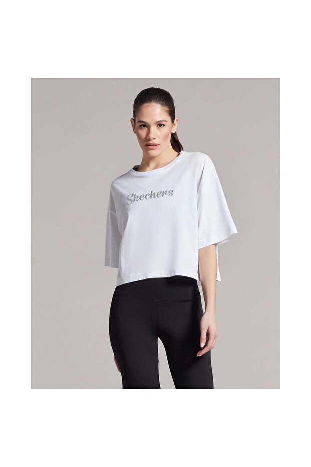 W Graphic Tee Crew Neck Women's T-Shirt S231254-100