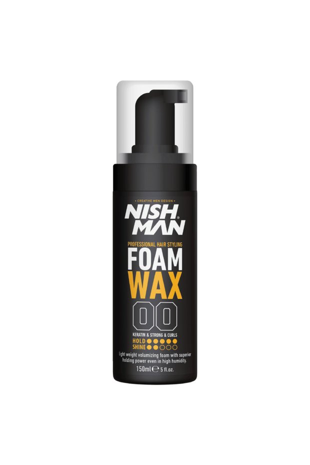 Professional Hair Styling Foam Wax 00 Keratin & Strong & Curls | Professional Hair Styling Foam Wax 150ml