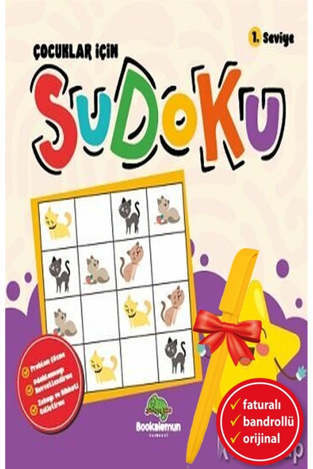 Alfa Kalem+ Sudoku for Children Level 1 (Collective) New Children's Tales and Stories