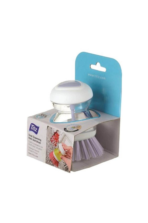 Dish Brush with Detergent Container