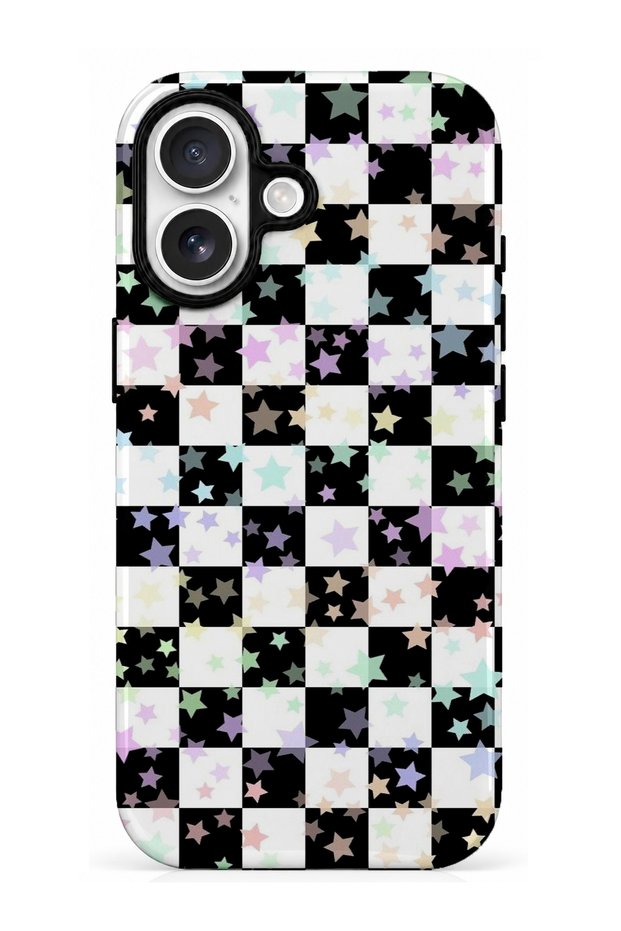 iPhone 16 Compatible - Star Drop, Double Layer Cover, Glossy Surface Protective Case