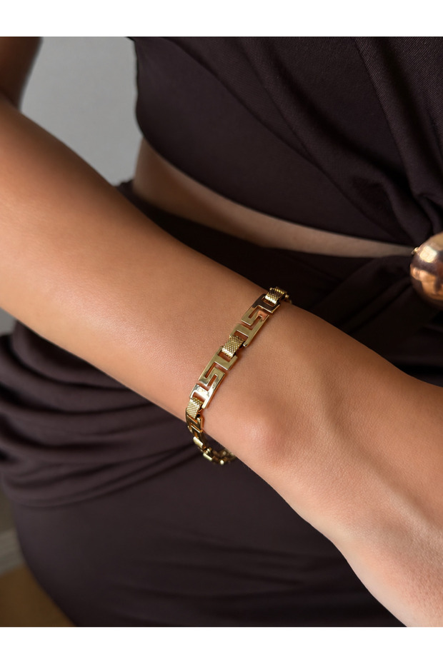 Xuping Gold Color Maze Bracelet