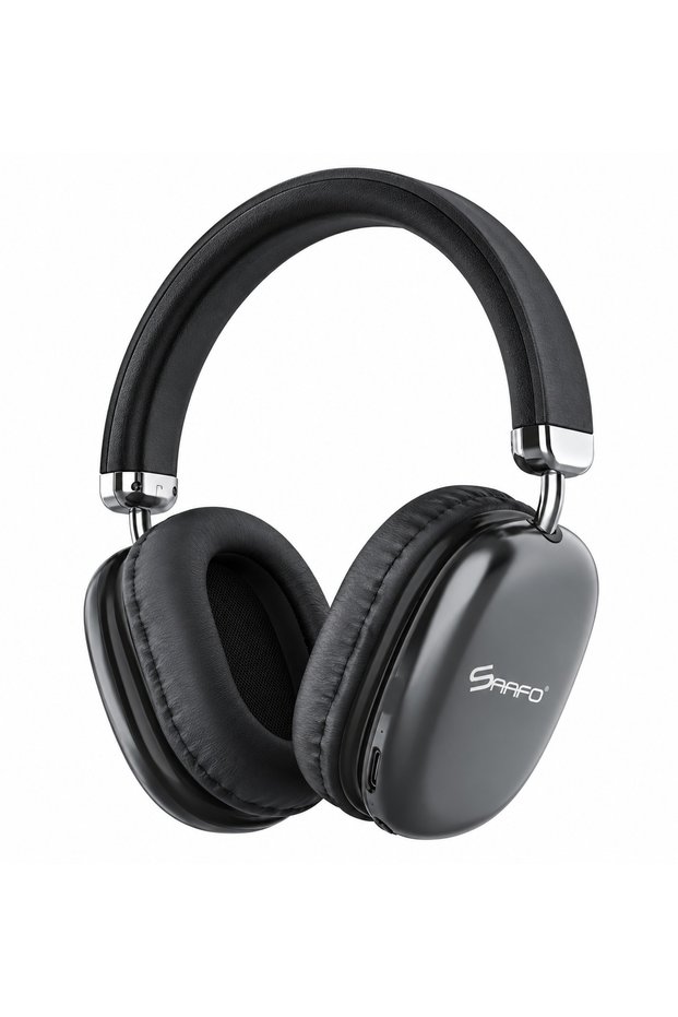 SF0363 AR Wireless Headphones Bluetooth 6.0 with 40mm Driver & Microphone - Black