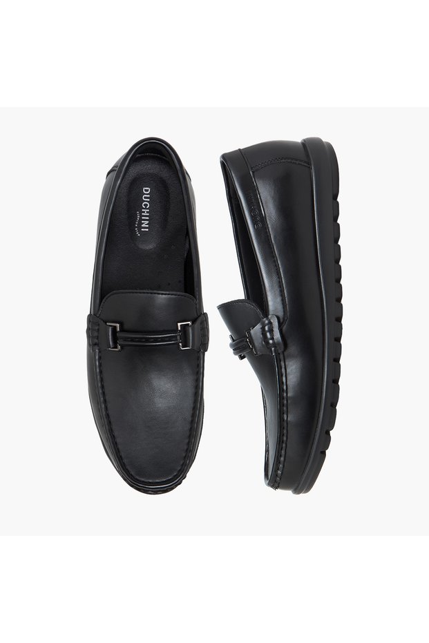 Men Metallic Accent Loafer