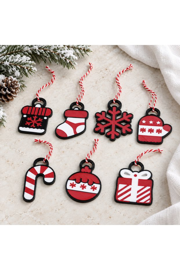Winter Fairy Tale Christmas Ornament Set-805