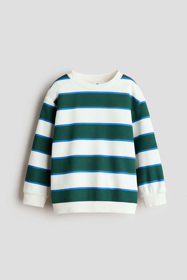 Printed brushed-inside sweatshirt