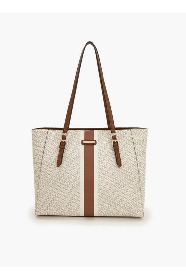 Printed Monogram Shopper Bag