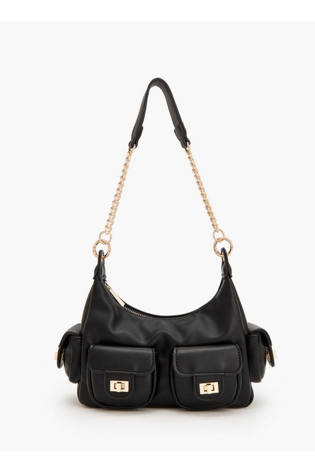 Textured Tote Bag with Adjustable Strap