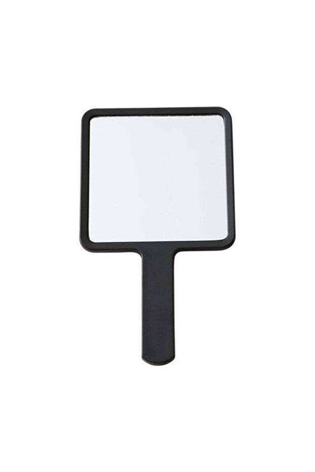 Minimalist INS Style High Aesthetic Handheld Mirror Portable Pocket Makeup Mirror with Handle Clear