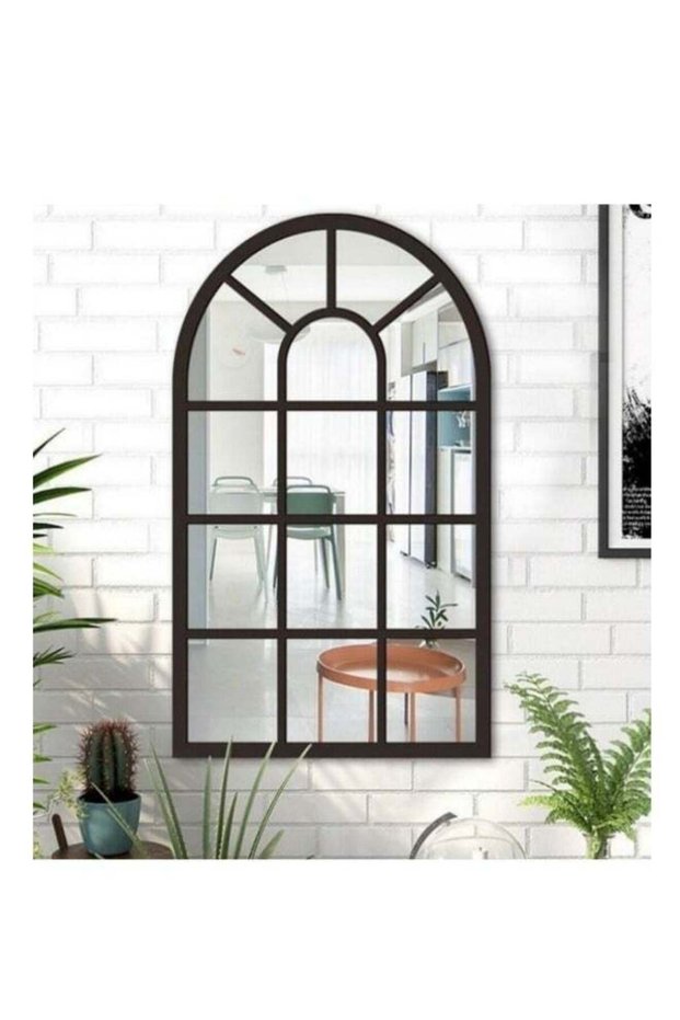 Farmhouse Arched Wall Mirror for Living Room, Bedroom, Entryway, Bathroom Vanity