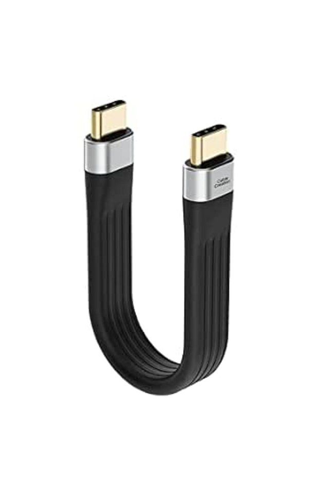 كابل USB C إلى USB C من CableCreation بقوة 240 واط وطول 10 أقدام، كابل من النوع C إلى C بتيار 5 أمبير