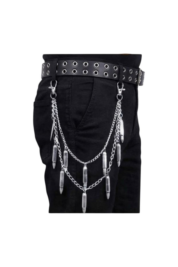 Gothic Punk Rock Grunge Metallica Bullet Belt