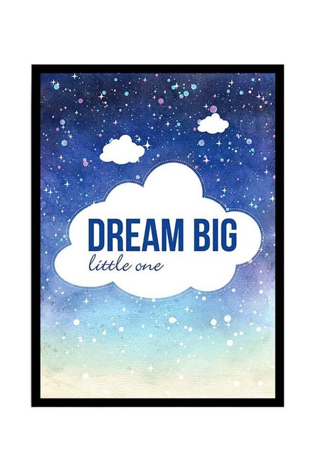 Quotes Poster With Frame Multicolour 40x55cm