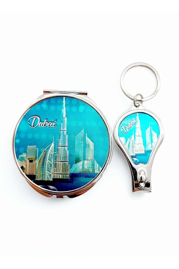 AKDC Dubai Printed Nail Cutter With Mirror