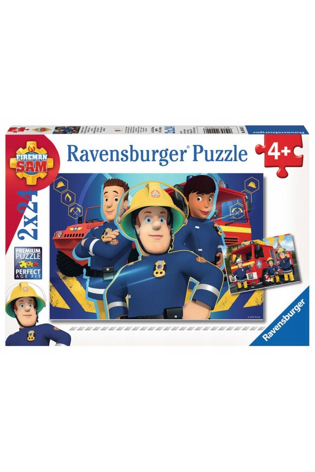 Puzzle Pompierul Sam 2x 24 piese