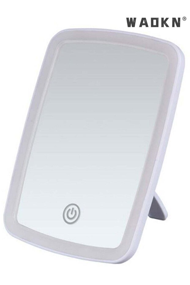 Rechargeable Makeup Mirror with Light, Portable Travel Lighted Makeup Mirror, Dimmable Touch Screen