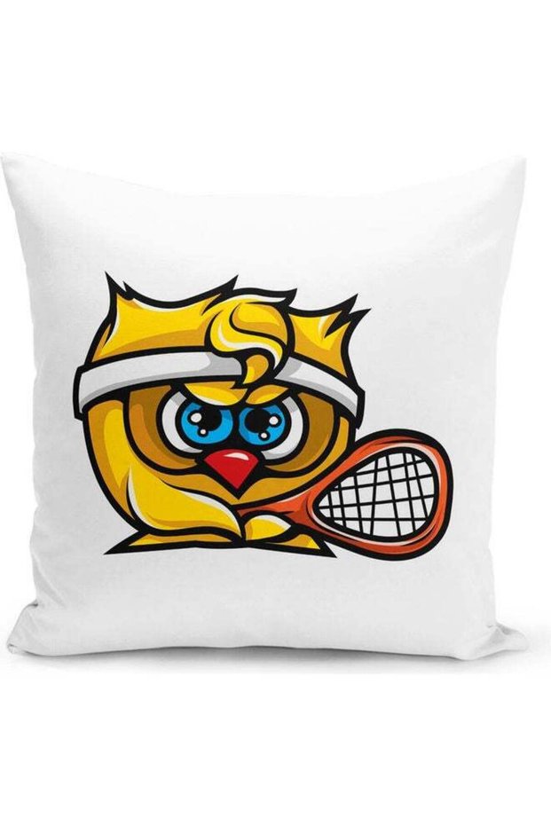 Angry Bird Printed Decorative Pillow Multicolour
