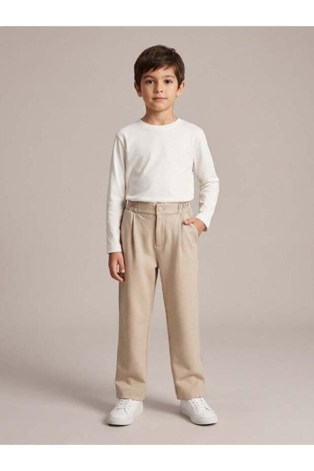 Boy's Wide Cut Pants Looked Like Sweatpants