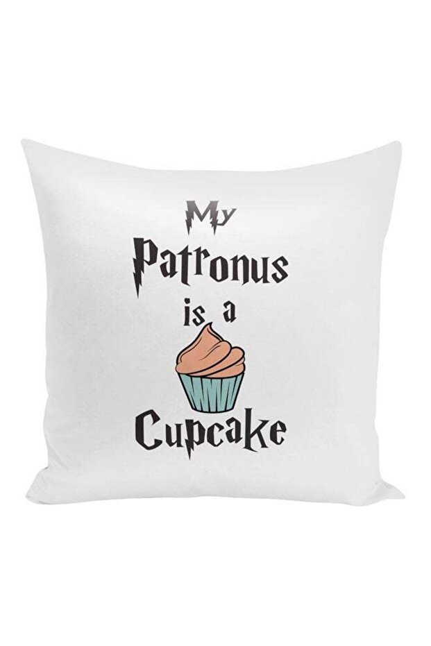 Funny Harry Potter Quote Printed Decorative Pillow White/Green/Black 16x16inch