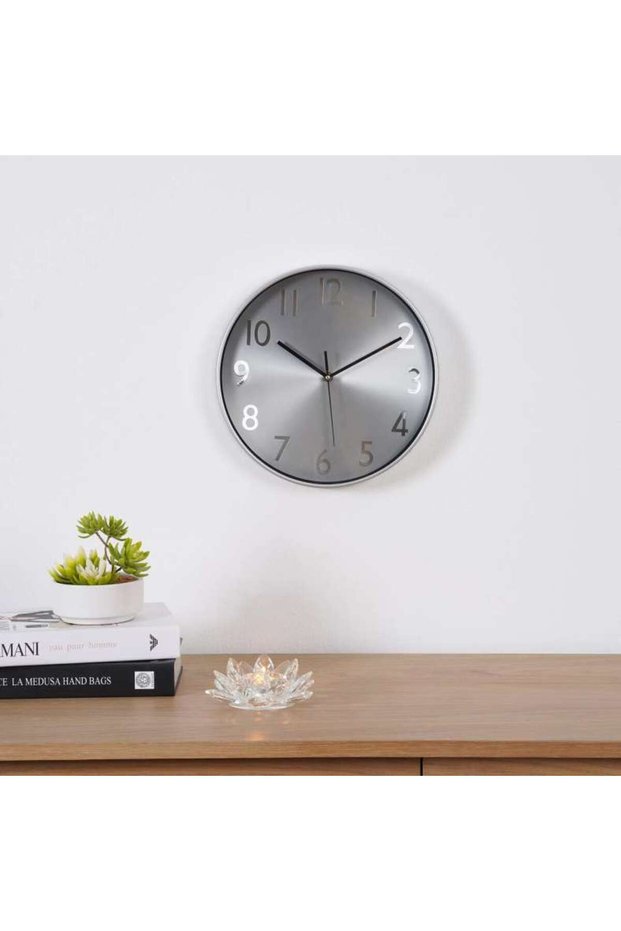 Agnes Wall Clock Dia 29cm - Silver - 195AIC9901845