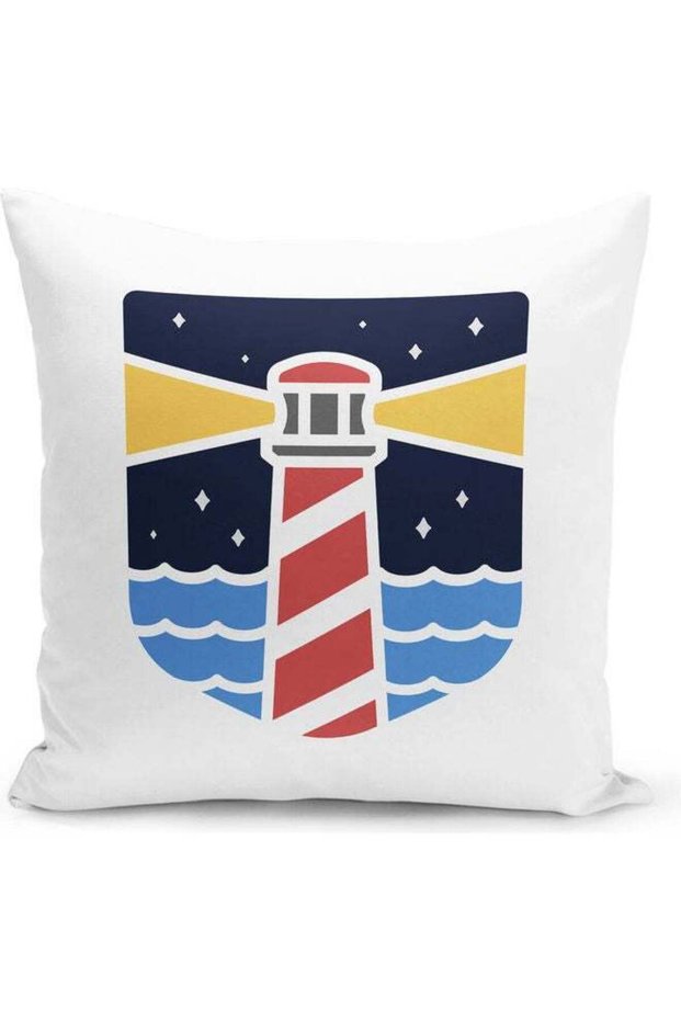 Light House Design Decorative Throw Pillow Multicolour 40x40cm