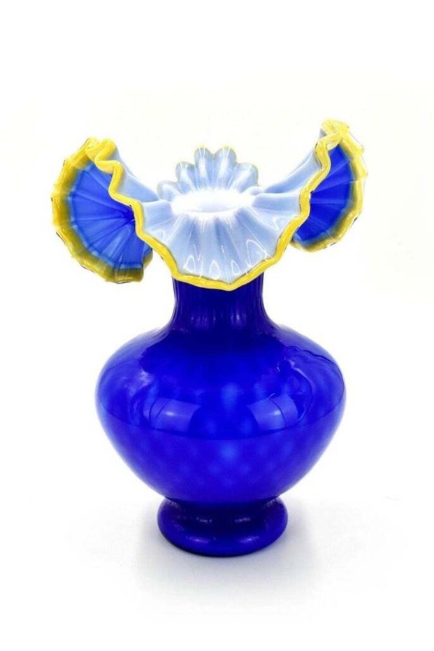 L.T.R Blue Flower Vase||Tabletop Flower Vase for Home Decor Bedroom Living Room Office Wedding | Ta