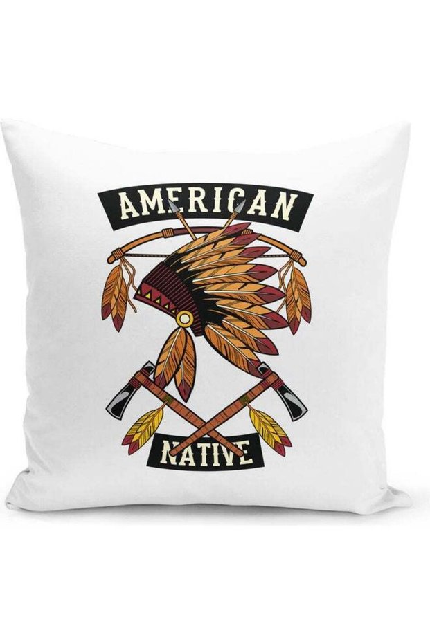 American Native Design Decorative Pillow Multicolour
