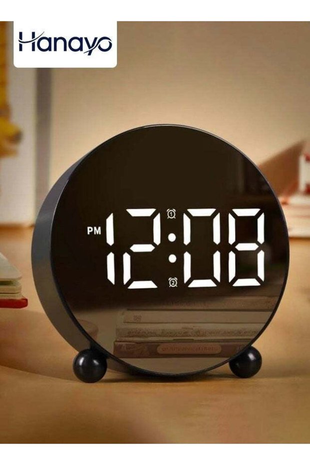 Digital Alarm Clock Rechargeable Alarm Clock LED Night Mode Electronic Watch Large Time Home Decor