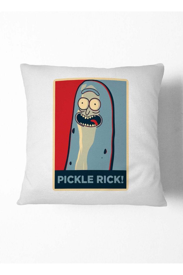 Decorative Cushion Pickle Rick Poster Couch Cushion