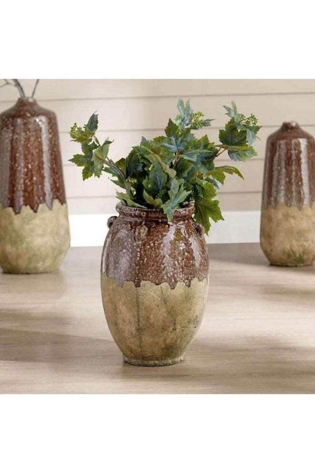 Arlo Stoneware Vase 26.5x26.5x37cm - Brown - 112CZW9900077
