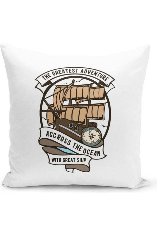 Greatest Adventure Design Decorative Pillow Multicolour