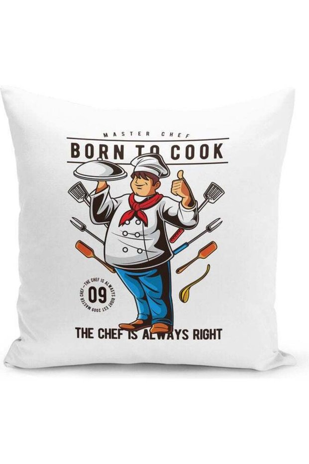 Chef Gift Idea Decorative Pillow Multicolour