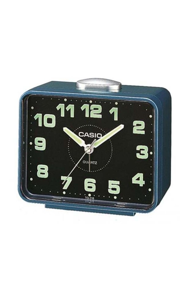 Table Analog Alarm Clock Blue/Silver 10.7x 9x 6cm